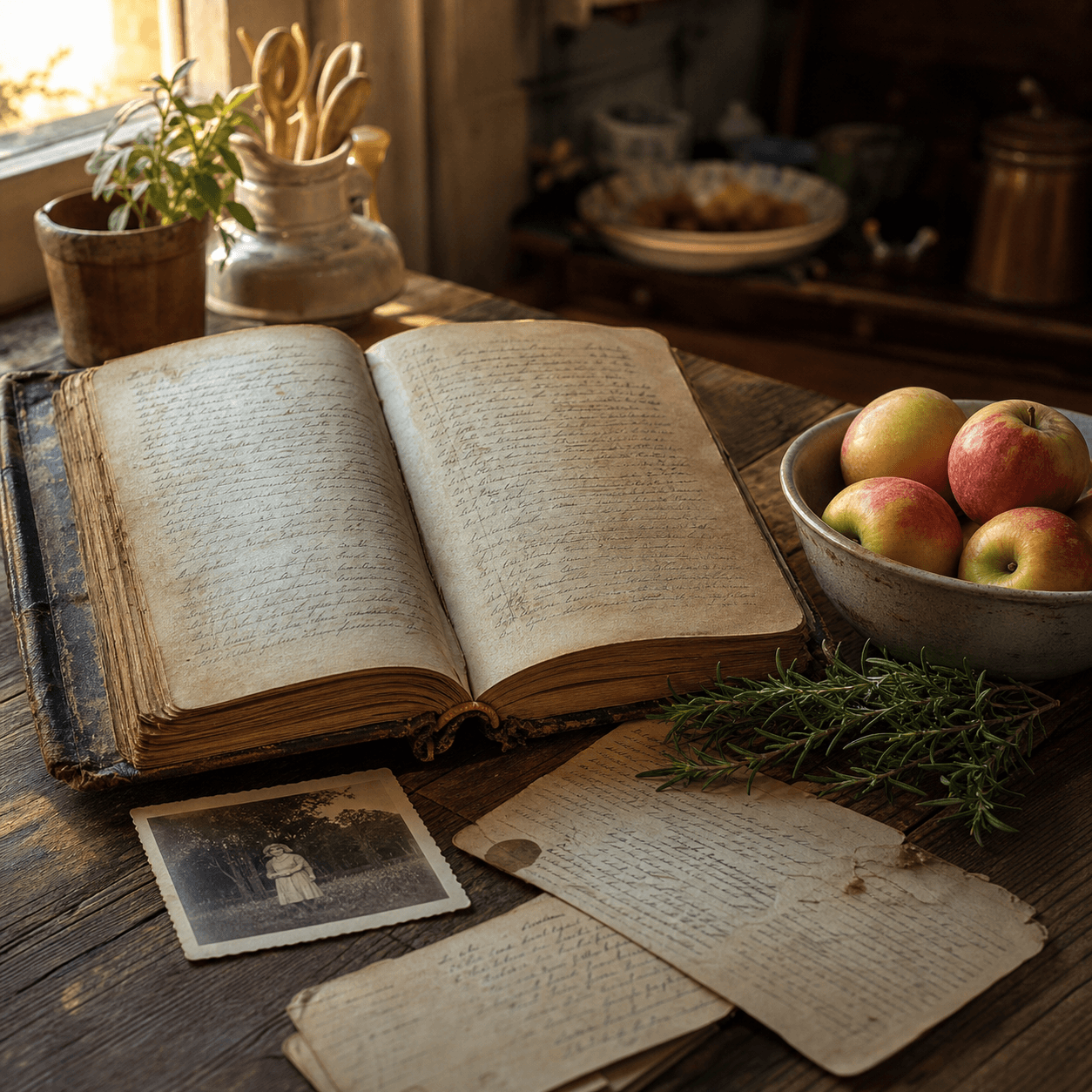 Vintage recipe book